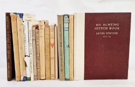 Edwards, Lionel - hunting books to include:- 