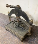 Robert Ritchie Edinburgh book press, 39cm wide x 30cm high approx. Condition Report Heavy wear