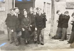 Various photographs to include 'A Royal Subject, Cheltenham, Gloucestershire, as she is shown around