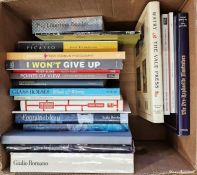 Three boxes of books relating to art and photography, to include:- Watry, Maureen 