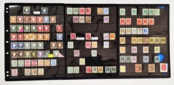 Gambia black 20 page Hagner album of QV to QEII issues, mint and used, definiatives,