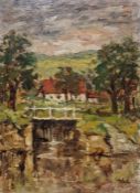 Ronald Thexton  Oil on board 