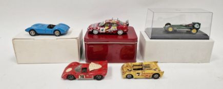 Five Diecast model cars to include Solidi 1/43 scale Alfa Romeo 156 Superturismo G. Giovanardi in