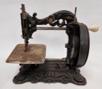 Late 19th century Newton Wilson 'Princess of Wales' sewing machine, c.1870's, serial number 62515,