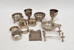 Early 20th century silver-mounted photograph frame, floral decorated, Birmingham 1908, various