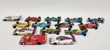 Large quantity of playworn Onyx diecast model cars to include Jaguar XJR-9 #2, Porsche 962 #33, Lola