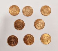 Large quantity of copper pennies from the 1960's (1 box)