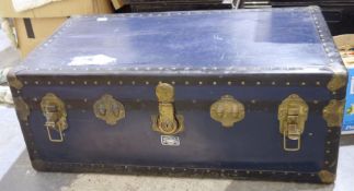Vintage 'Watajoy, London' steamer/travel trunk