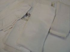 A mixed quantity of vintage bed linen, embroidered and some monogrammed, hand towels, pillow cases