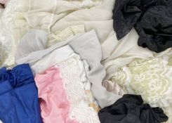 Assorted vintage nightwear and lingerie, Pretty Polly tights and stockings in original packaging,