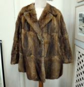 Four various vintage fur coats