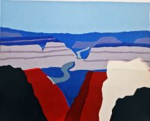 Gill Wilson Screenprints Abstracts and others, all unframed