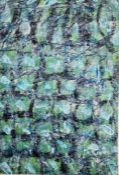 Peter H. Begley  Set of four acrylic, oil and wax on paper  Tigers, series of four, initialled and