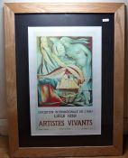 'Exposition Internationale Deleau Liege 1939' reproduction poster, Business on Board Ostend-Dover