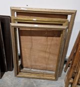 Three moulded wooden picture frames (3)