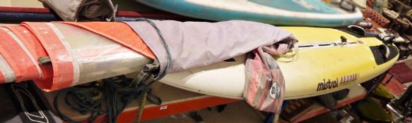 Metra Inter Fusion glass carbon sail board with all accessories