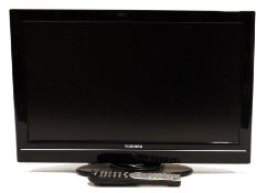 Toshiba flat screen TV , 21 inch with remote control