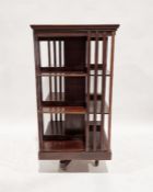 Edwardian mahogany revolving bookcase, 117cm high x 58cm wide  Condition ReportThere are