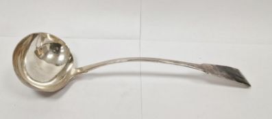 Georgian silver ladle, London 1824, maker William Bateman II