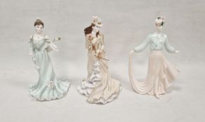 Two La Belle Epoque figures by Coalport, comprising 'Clementine Debut in Paris' no.3117/12500, '