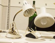 Two vintage desk lamps (2)