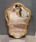 Gilt wall mirror