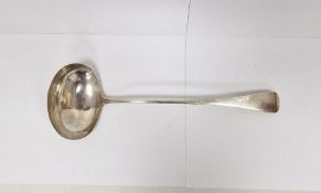 George III silver soup ladle, London 1802, maker HS, 4.5ozt approx, 142g