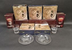 Timo Sarpaneva for Iittala, a set of ten whisky glasses together with a quantity of Nuutajaarvi '