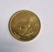 South Africa, gold Krugerrand, 1974, 1ozt, 34g