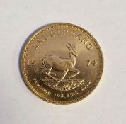 South Africa, gold Krugerrand, 1974, 1ozt, 34g