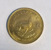 South Africa, gold Krugerrand, 1974, 1ozt, 34g