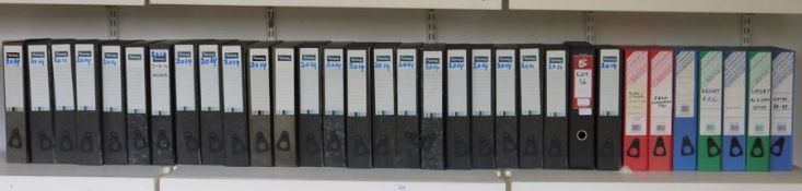 Large quantity of box files