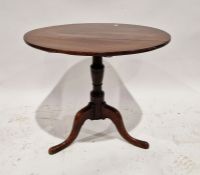 Victorian mahogany tripod occasional table of circular form, 56cm high x 64cm diameter and a similar