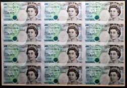 Framed Ten Million Turkish banknote and a 12-in-1 HK97 £5 uncut sheet to commemorate the handover of