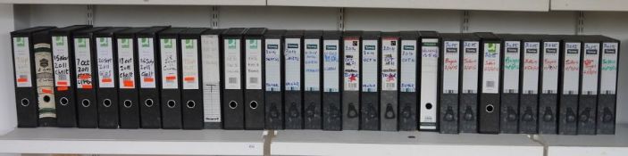 Large quantity of box files