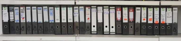 Large quantity of box files