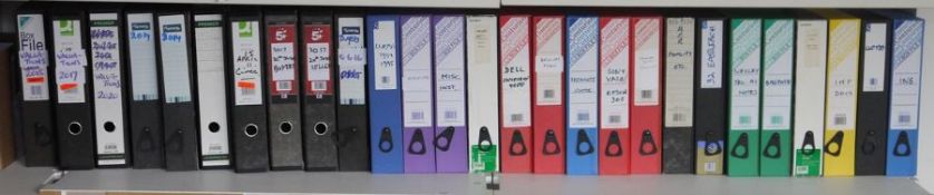 Large quantity of box files