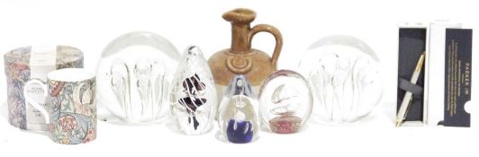 Buchan Portabello stoneware jug, a Royal Worcester Morris & Co Golden Lily pattern mug, two large