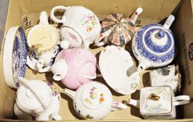 Bing & Grondahl Denmark pottery vase with landscape decoration, another Bing & Grondahl small