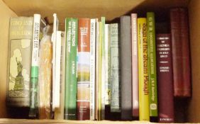 Railwayana, a large collection of books, including 'The Life of George Stephenson' by Samuel Smiles,