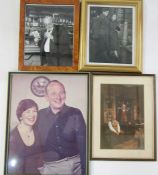 Six various photographs and prints of James Grout, who played Inspector Morse's boss alongside