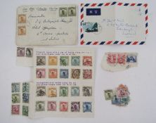 All World: Box of definitives and commemoratives, mint and used, including China with early Republic