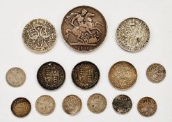 Victoria (1837-1901), Scrap Silver Coins £0.70 face value