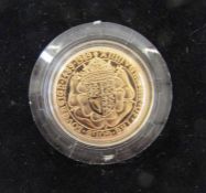 1989 gold sovereign, struck to celebrate 500 years of the sovereign introduced in the reign of Henry