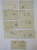 GB and British Guiana: boxed collection of 37 Victorian ‘Royal West India Mail’ and other covers/