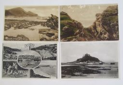 Large quantity of postcards to include 200 Cornwall, 200 Sussex, 200 churches and monuments, 200