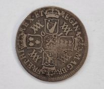 William & Mary 1693 shilling, conjoined laureate & draped busts. reverse, crowned cruciform