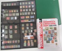 GB, British Empire & Commonwealth: Red album of mostly mint and used definitives & commemoratives,