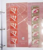 GB & All World: Decimal face value £180+, blue Benham 2012 Olympics philatelic collection of 50+