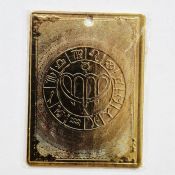 Zodiac Alchemy Symbol Pendant